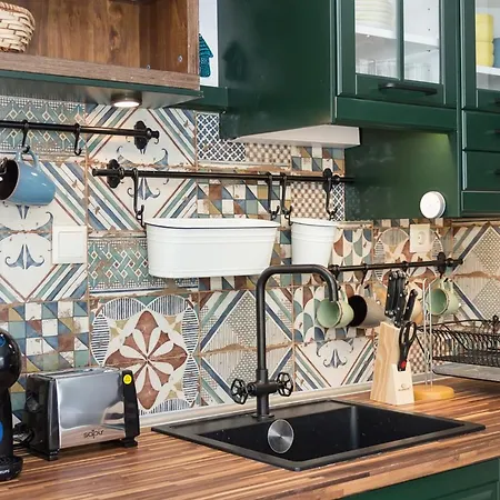Rustic Interior In A Modern 2-bedroom Lägenhet Varna